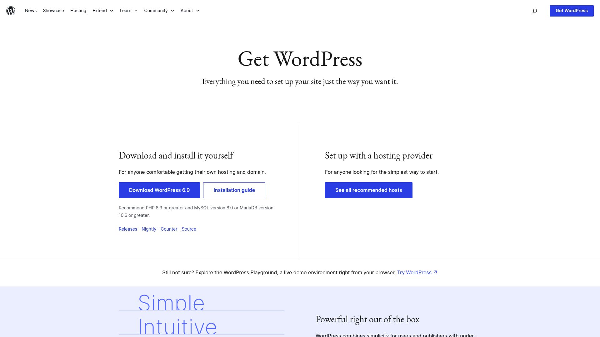 WordPress dashboard screenshot showing the Site Health status and update notifications