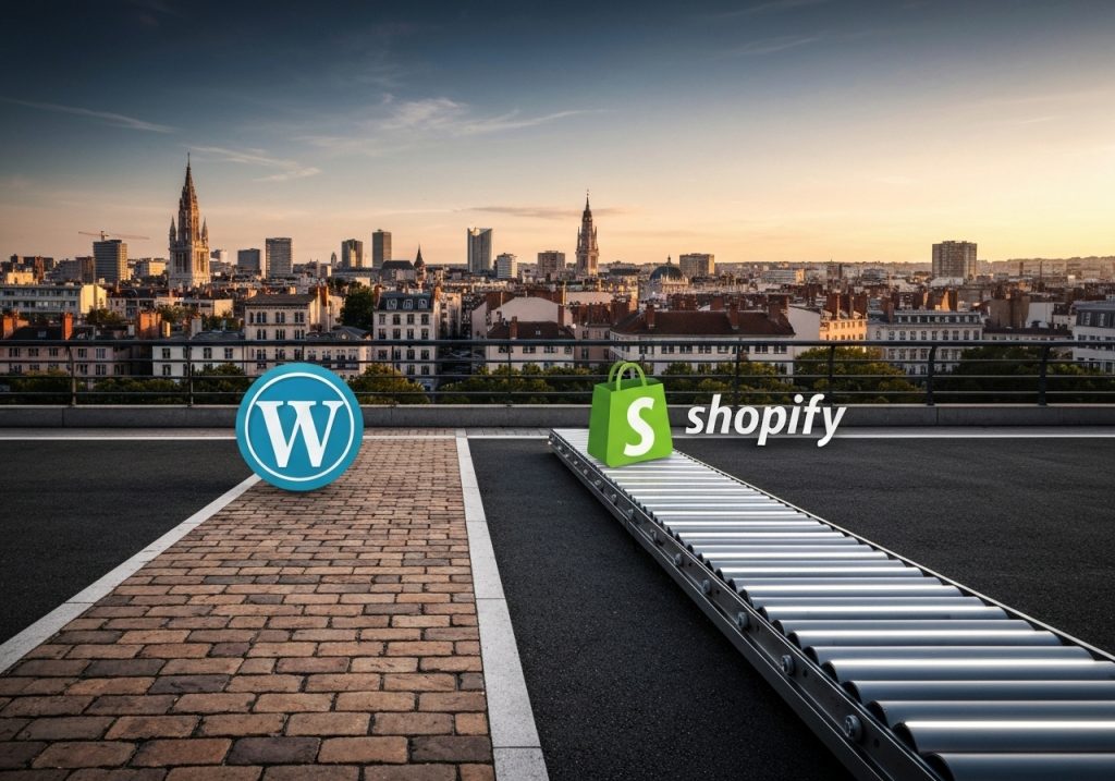 WordPress ou Shopify pour e-commerce Lyon : 3 Clés du Succès