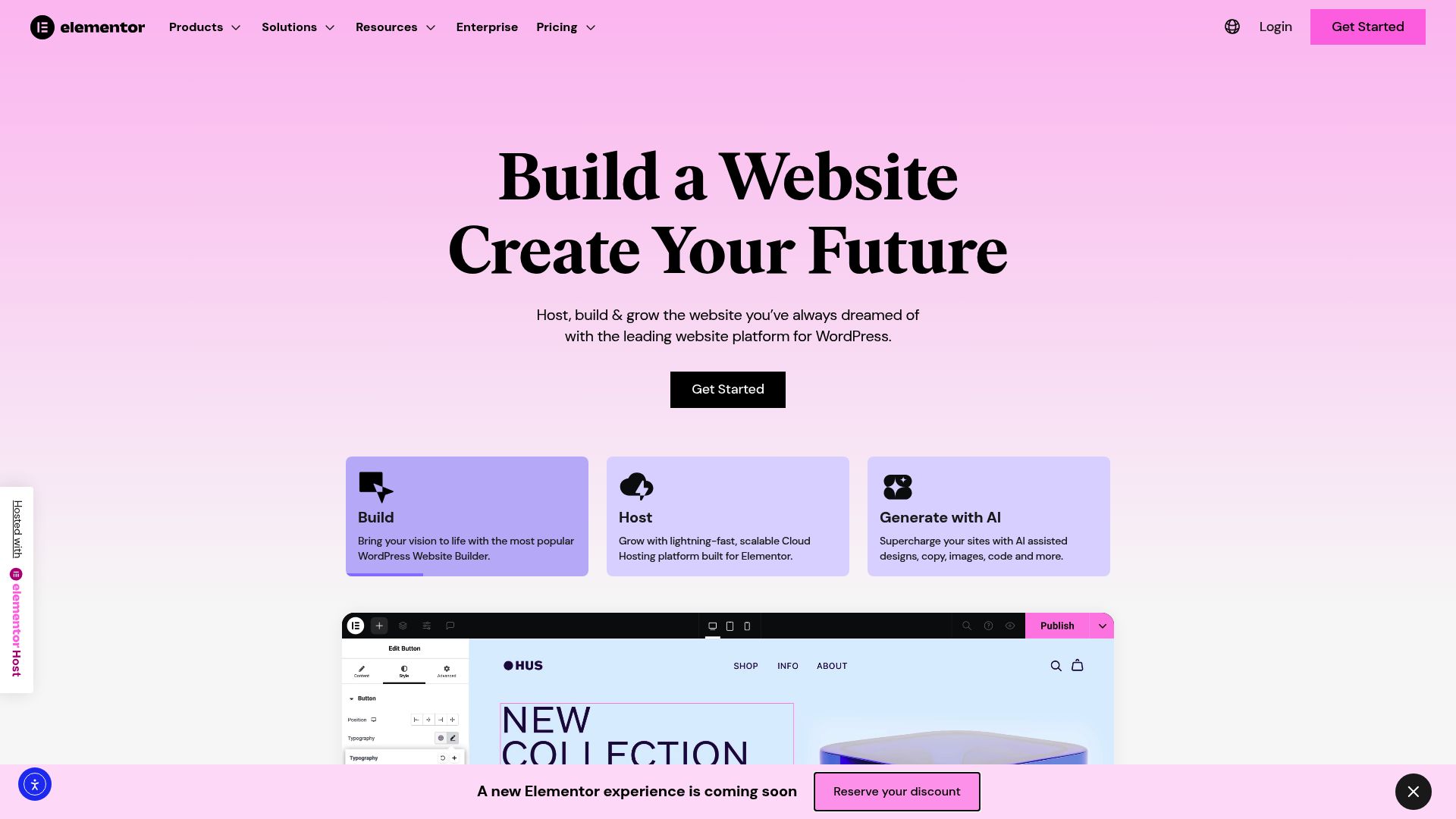 Screenshot of the hero section of a landing page showing clear value proposition and call to action