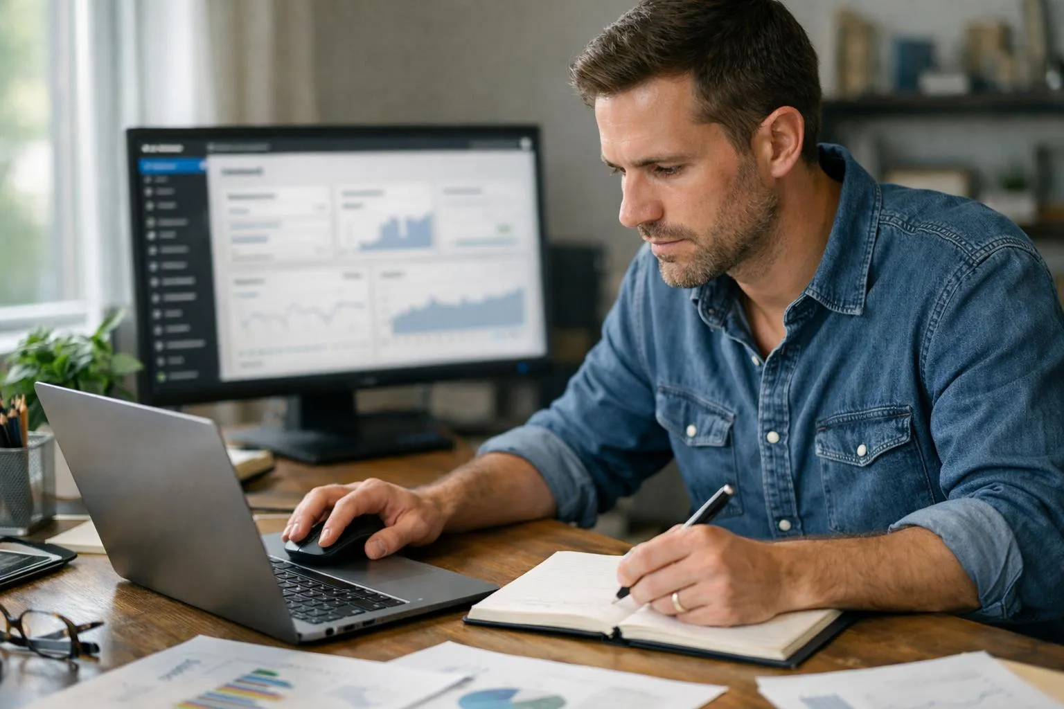 "Un spécialiste en SEO analyse un site WordPress pour un audit réussi"