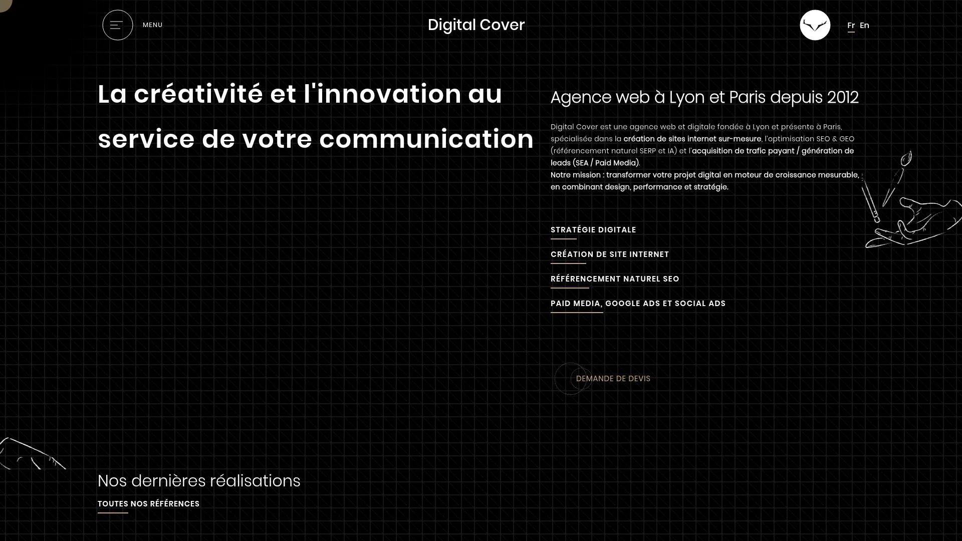 Agence web spécialisée dans la création de sites internet et le marketing digital.